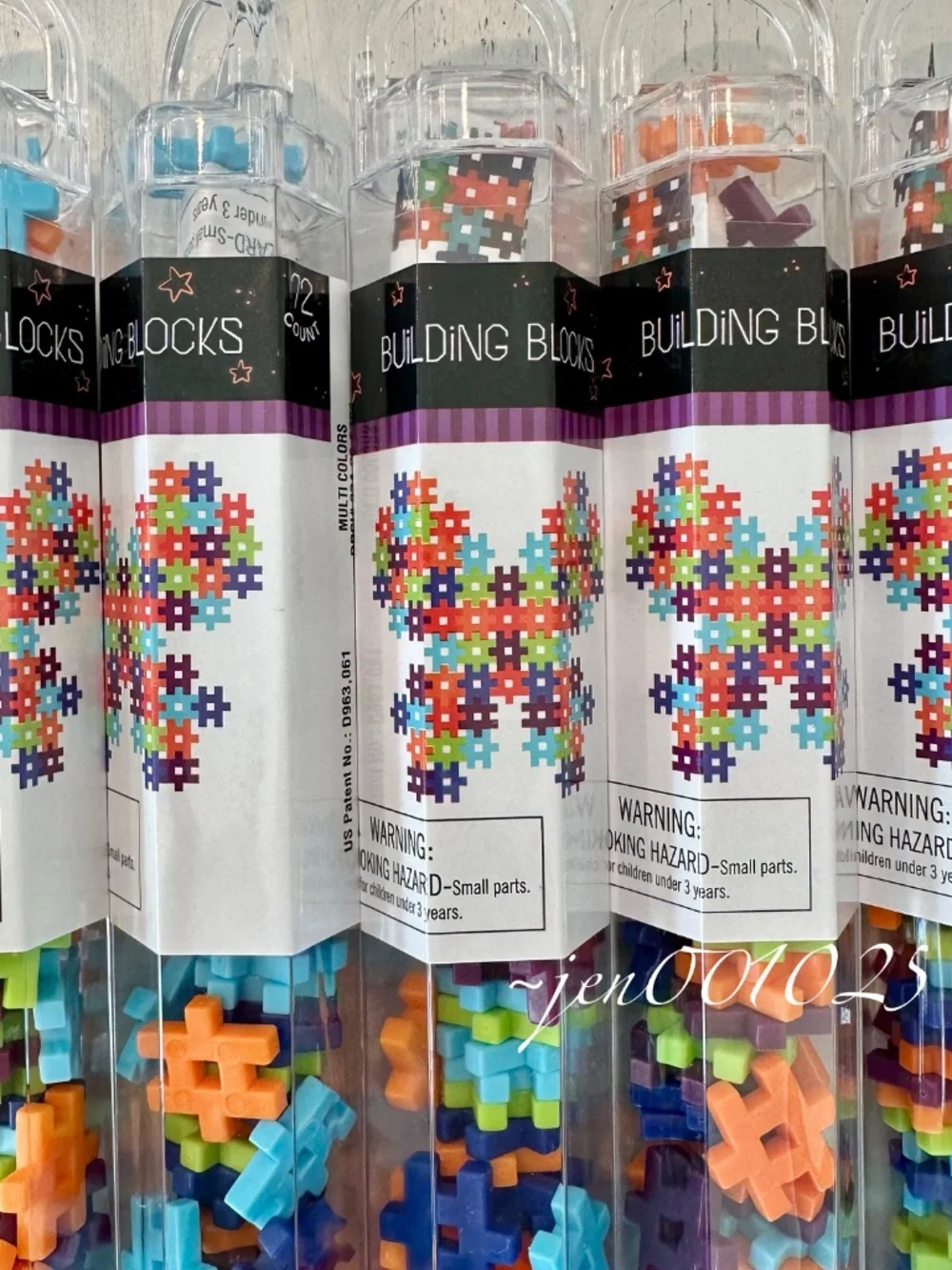 5 Sets Target Hashtag Building Blocks Multicolor